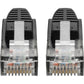 35FT CAT6 BLACK UTP GIGABIT SNAGLESS MOLDED M/M RJ45 PATCH CABL