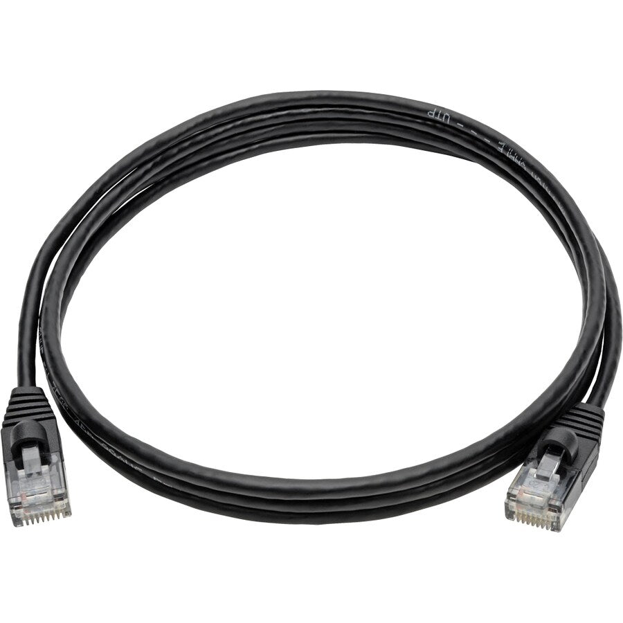 5FT CAT6A BLK GIGABIT PATCH CBL SNAGLESS MOLDED SLIM UTP M/M