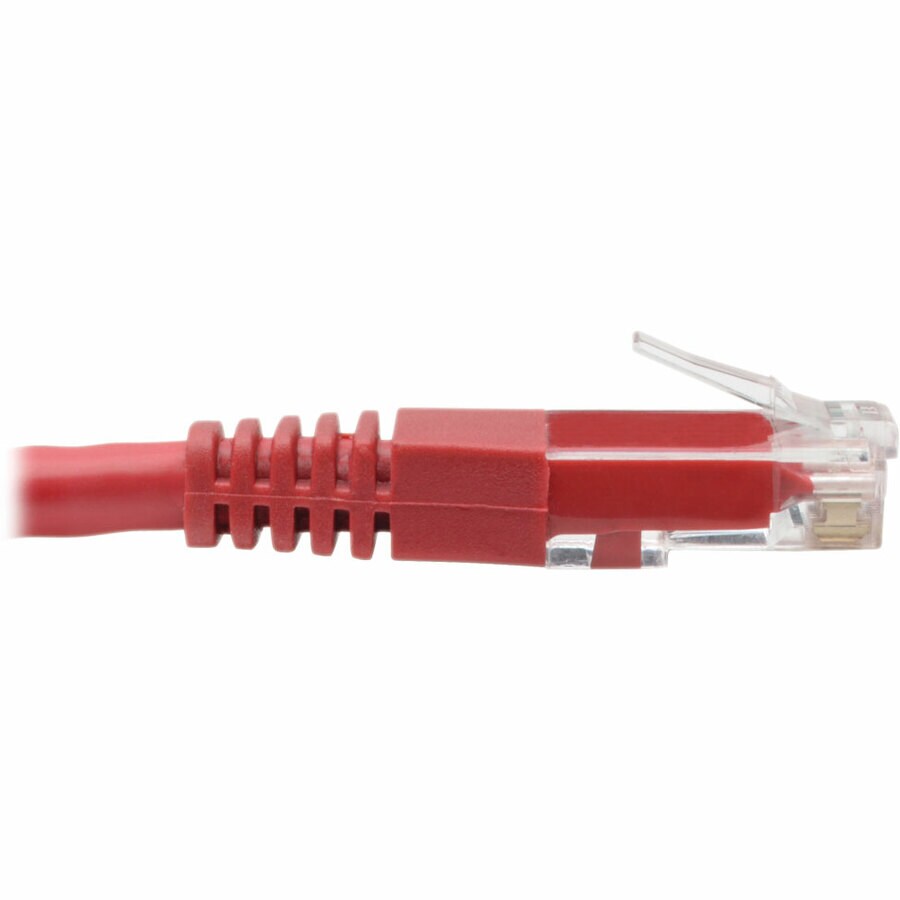 7FT CAT6 CAT5E PATCH CABLE RJ45 GIGABIT MOLDED M/M 550MHZ RED