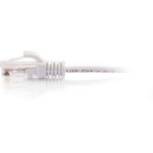 1FT CAT6 WHITE CABLE UTP SLIM 28AWG