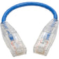 6IN CAT6 SLIM PATCH CABLE BLUE SNAGLESS MOLDED RJ45 M/M