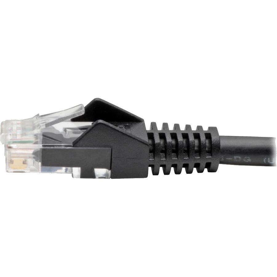 6IN CAT6 BLACK UTP GIGABIT SNAGLESS MOLDED RJ45 M/M PATCH CABL