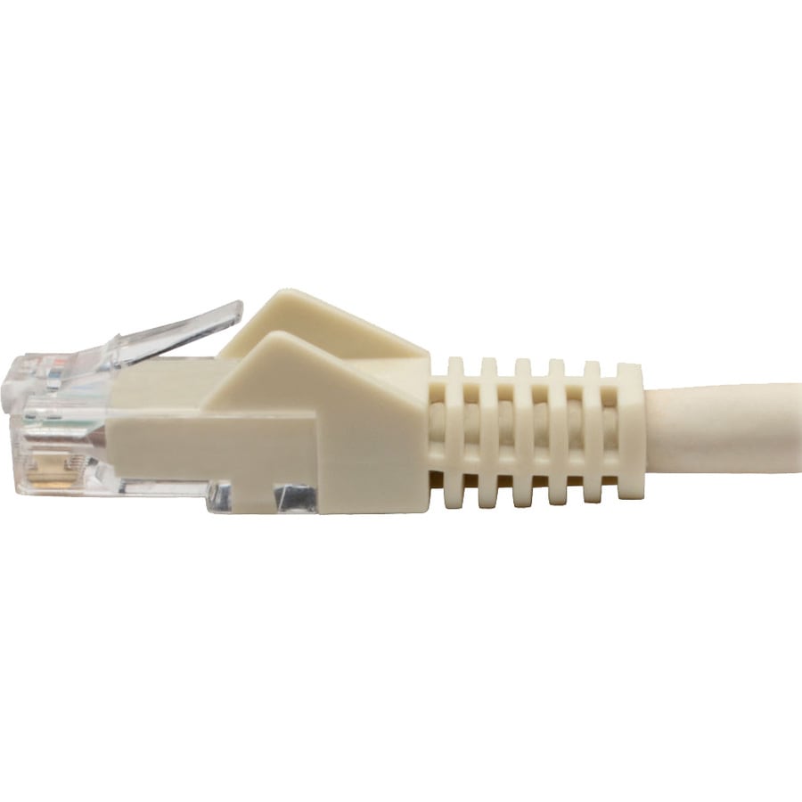 6IN CAT6 WHITE UTP GIGABIT SNAGLESS MOLDED M/M RJ45 PATCH CABL