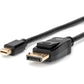 6FT MINI DISPLAYPORT TO DP M/M DISPLAYPORT TO DISPLAYPORT 1.2 4K