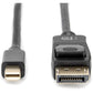 6FT MINI DISPLAYPORT TO DP M/M DISPLAYPORT TO DISPLAYPORT 1.2 4K