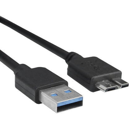 3FT USB 3.1 TO MICRO-B M/M SUPERSPEED USB CABLE BLACK