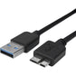 3FT USB 3.1 TO MICRO-B M/M SUPERSPEED USB CABLE BLACK