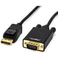 6FT DISPLAYPORT TO VGA M/M CABLE SUPPORTS 1080P 60HZ