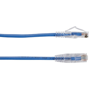 4FT BLUE CAT6A SLIM 28AWG PATCH CABLE 500MHZ UTP CM SNAGLESS