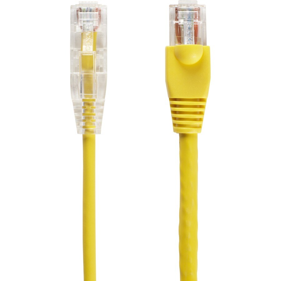 4FT YELLOW CAT6A SLIM 28AWG PAT CH CABLE 500MHZ UTP CM SNAGLESS