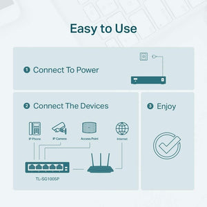 5PORT DESKTOP SWITCH WITH 4PORT POE