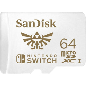 64GB MICROSDXC UHS-I CARD FOR NINTENDO SWITCH