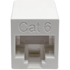 CAT6 IN-LINE COUPLER COMPACT STRAIGHT-THROUGH MODULAR F/F TAA