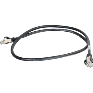 10FT SHIELD CAT5E MOLDED PATCH CABLE BLACK