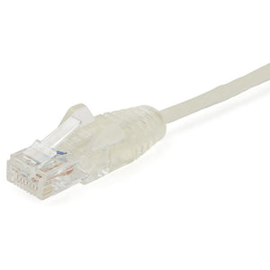 6IN GRAY CAT6 ETHERNET CABLE SLIM SNAGLESS RJ45 UTP PATCH CABLE