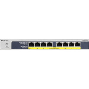 8PORT POE/POE+ GIGABIT ENET UNMANAGED SWITCH