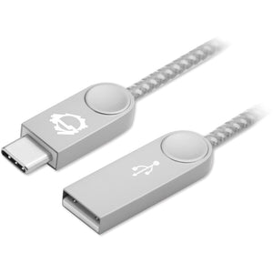 BNDL 3.6FT AND 6.6FT ZINC ALLOY USB-C TO USB-C M/M BRAID CHRGE/SYNC