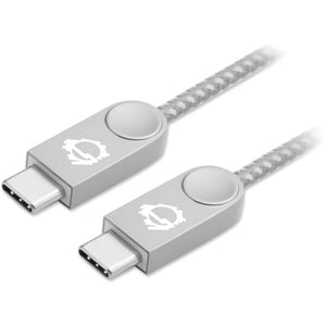 BNDL 1.65FT AND 3.3FT ZINC ALLOY USB-C TO USB-C M/M BRAID