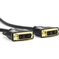 6FT DVI SINGLE LINK M/M CABLE DVI 18+1 GOLD PLATED BLACK CABLE