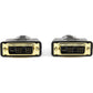 6FT DVI SINGLE LINK M/M CABLE DVI 18+1 GOLD PLATED BLACK CABLE