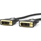 6FT DVI SINGLE LINK M/M CABLE DVI 18+1 GOLD PLATED BLACK CABLE