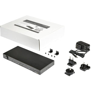 8 PORT 4K HDMI SPLITTER EDID HDCP UHD SIGNAL VIDEO SPLITTER