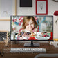 22IN SUPERCLEAR IPS FULL HD MONITOR WITH 1080P FRAMELESS DESIGN