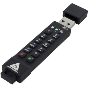 64GB 256-BIT AES XTS HW ENCRYPTED SECURE USB 3.0 MEM KEY