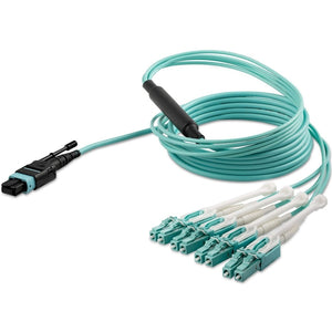 2M MTP TO LC BREAKOUT CABLE OM3 PLENUM MPO MULTIMODE FIBER CABLE