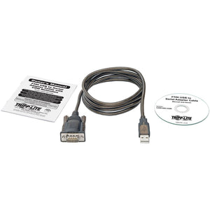 FTDI USB SERIAL RS-232 ADAPTER CABLE W/ COM RETENTION M/M 5FT