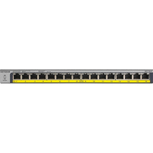 16PORT POE/POE+ GIGABIT ENET UNMANAGED SWITCH 76WATT POWER