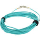 ADDON LC M/M PATCH CABLE 10M AQUA OM4 DUPLEX FIBER PLENUM