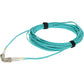 ADDON LC M/M PATCH CABLE 10M AQUA OM4 DUPLEX FIBER PLENUM