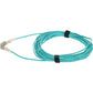 ADDON LC M/M PATCH CABLE 10M AQUA OM4 DUPLEX FIBER PLENUM