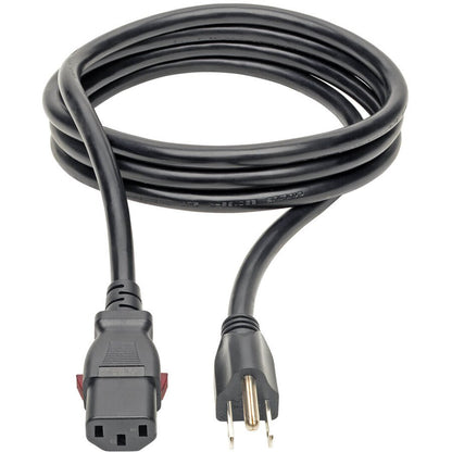 6FT POWER EXTENSION CORD 15A 5-15P TO LOCKING C13 M/F 14 AWG