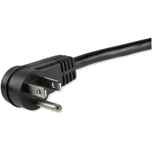 1FT POWER EXTENSION CORD RIGHT ANGLE NEMA 5-15P TO 5-15R FLAT PLUG