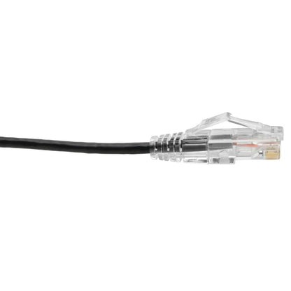 2FT CAT6 BLK SNAGLESS UTP RJ45 MOLDED SLIM GIGABIT PATCH CABLE