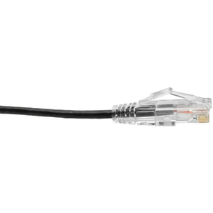 2FT CAT6 BLK SNAGLESS UTP RJ45 MOLDED SLIM GIGABIT PATCH CABLE