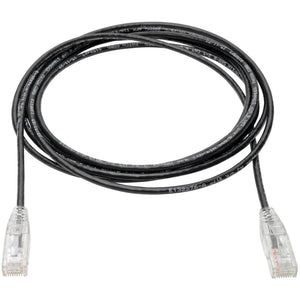 10FT CAT6 BLK SNAGLESS UTP RJ45 MOLDED SLIM GIGABIT PATCH CABLE