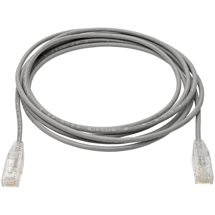 10FT CAT6 GRAY SNAGLESS UTP RJ45 MOLDED SLIM GIGABIT PATCH CABL