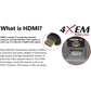 HDMI MALE TO VGA FEMALE ADAPTER 1920X1200 BLACK