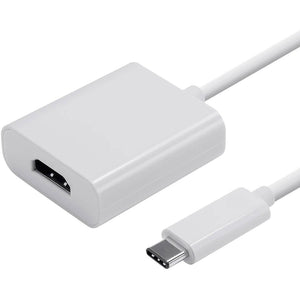 USB TYPEC TO HDMI ADAPTER USBC VIDEO CONVERTER WHITE