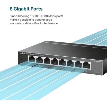 8-PORT GIGABIT DESKTOP SWITCH