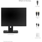 24IN SUPERCLEAR IPS QUAD HD MONITOR WITH ADVANCED ERGONOMICS