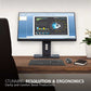 24IN SUPERCLEAR IPS QUAD HD MONITOR WITH ADVANCED ERGONOMICS