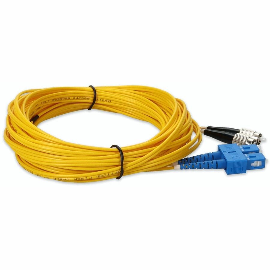 SC/FC M/M PATCH CBL 10M YELLOW OS2 RISER FIBER