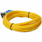 SC/FC M/M PATCH CBL 10M YELLOW OS2 RISER FIBER