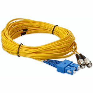 SC/FC M/M PATCH CBL 10M YELLOW OS2 RISER FIBER