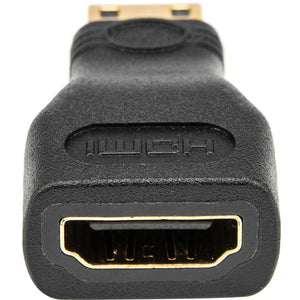 MINI HDMI TO HDMI M/F BLACK ADAPTER