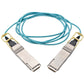 3M FIBER QSFP28 TO QSFP28 ACTIVE OPTICAL 100GB M/M AQUA CABLE